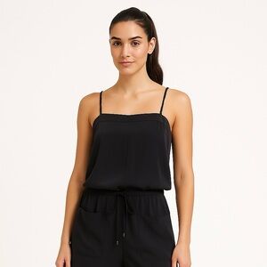 Mexx 100% Silk Sleeveless Mini Dress with Pockets